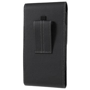 Universel Lodret Smartphone Taske - 6.7in - Sort