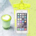 Vandtæt universaltaske med touch-understøttelse - 6.3" - Fluorescerende grøn
