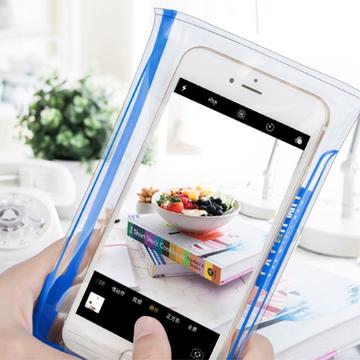 Vandtæt universaltaske med touch-understøttelse - 6.3" - Fluorescerende grøn