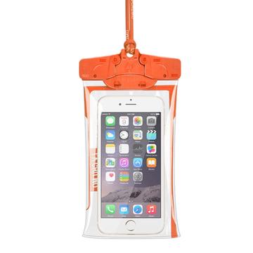 Vandtæt universaltaske med touch-understøttelse - 6.3" - Orange
