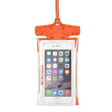 Vandtæt universaltaske med touch-understøttelse - 6.3" - Orange