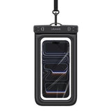Usams YD017 universelt IPX8-vandtæt etui - 7.2" - sort