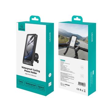 Usams ZJ083 vandtæt cykelholder til telefoner - 4.7"-7.2"