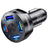 QC3.0 Hurtig Biloplader BK-358 - 4 x USB - Sort