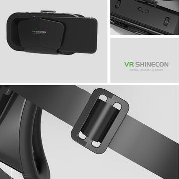 VR SHINECON G10 3D VR-brillehjelm Virtual Reality-brilleheadset til 4,7-7,0 tommer telefoner