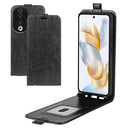 Honor 90 Vertikal Flip Taske med Kortholder - Sort