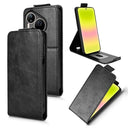 Huawei Pura 90 Pro Max lodret flip-etui med stativ - sort