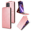 OnePlus Ace 6 Ultra lodret flip-etui med stativ - rosaguld