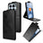 Xiaomi 17T Pro lodret flip-etui med stativ - sort