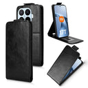 Xiaomi 17T lodret flip-etui med stativ - sort