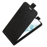 Samsung Galaxy A23 5G Vertikal Flip Taske med Kortholder - Sort