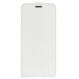 iPhone 15 Pro Vertikal Flip Taske med Kortholder - Hvid