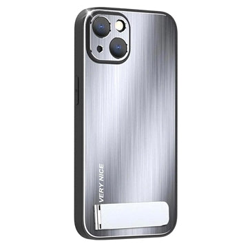 Very Nice Serie iPhone 14 Plus Hybrid Cover - Sølv