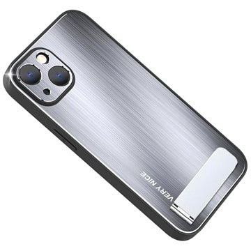 Very Nice Serie iPhone 14 Plus Hybrid Cover - Sølv
