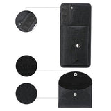 Vili T Samsung Galaxy S21+ 5G Cover med Magnetisk Pung - Sort