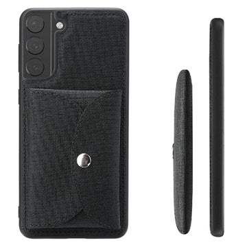 Vili T Samsung Galaxy S21+ 5G Cover med Magnetisk Pung - Sort