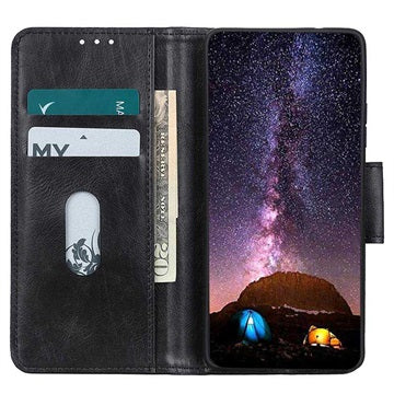 Vintage Series Samsung Galaxy A22 5G, Galaxy F42 5G Etui med Pung - Sort