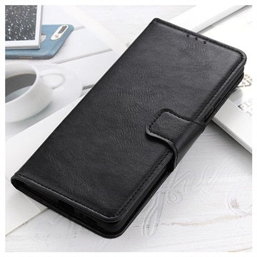 Vintage Series Samsung Galaxy A22 5G, Galaxy F42 5G Etui med Pung - Sort