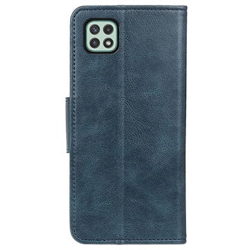 Vintage Series Samsung Galaxy A22 5G, Galaxy F42 5G Etui med Pung - Blå