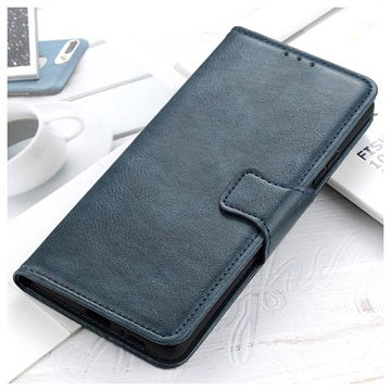 Vintage Series Samsung Galaxy A22 5G, Galaxy F42 5G Etui med Pung - Blå