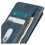 Vintage Series Samsung Galaxy A22 5G, Galaxy F42 5G Etui med Pung - Blå