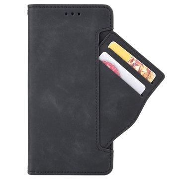 Vintage Series Samsung Galaxy M12 Pung med Kortholder - Sort