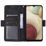 Vintage Series Samsung Galaxy M12 Pung med Kortholder - Sort