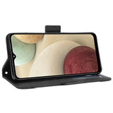 Vintage Series Samsung Galaxy M12 Pung med Kortholder - Sort