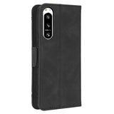 Vintage Series Sony Xperia 5 IV Pung med Kortholder - Sort