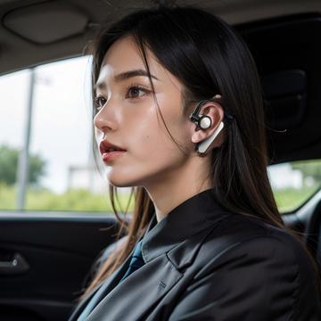 Vsidea V36 Bluetooth-headset med megabas - sort