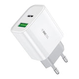 WK WP-U53 20W PD-vægoplader til hurtig opladning - hvid