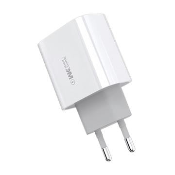 WK WP-U53 20W PD-vægoplader til hurtig opladning - hvid