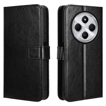 Xiaomi Redmi 14C/14R/Poco C75 Pung med Magnetisk Lukning - sort