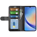 Samsung Galaxy A34 5G Pung Taske med Magnetisk Lukning - Sort