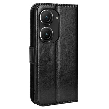 Asus Zenfone 9 Pung Taske med Magnetisk Lukning - Sort