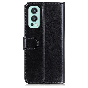 OnePlus Nord 2 5G Pung Taske med Magnetisk Lukning - Sort