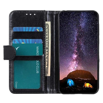 Samsung Galaxy A14/A14 5G Pung Taske med Magnetisk Lukning - Sort