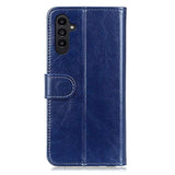 Samsung Galaxy A14/A14 5G Pung Taske med Magnetisk Lukning - Blå