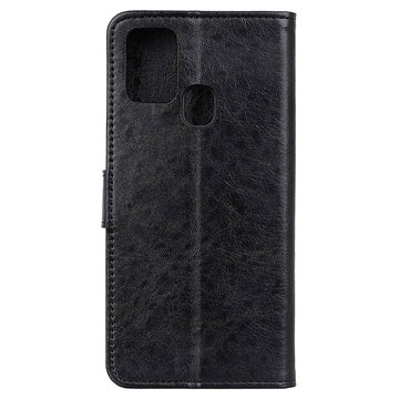 Samsung Galaxy A21s Pung Taske med Magnetisk Lukning - Sort