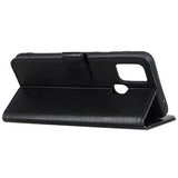 Samsung Galaxy A21s Pung Taske med Magnetisk Lukning - Sort