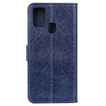 Samsung Galaxy A21s Pung Taske med Magnetisk Lukning - Blå