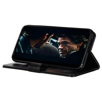 Samsung Galaxy A32 5G/M32 5G Pung Taske med Magnetisk Lukning - Sort