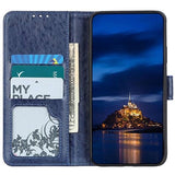 Samsung Galaxy A41 Pung Taske med Magnetisk Lukning - Blå