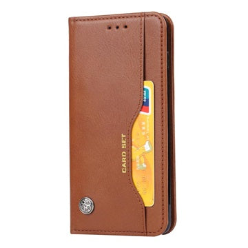 Samsung Galaxy S10 Pung Taske med Stativ - Brun