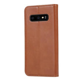 Samsung Galaxy S10 Pung Taske med Stativ - Brun
