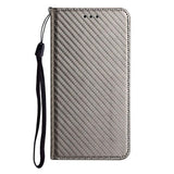 Samsung Galaxy S22 5G Coverpung - Kulfiber - Grå