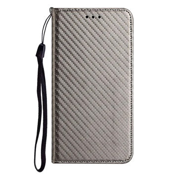 Samsung Galaxy S22 5G Coverpung - Kulfiber - Grå