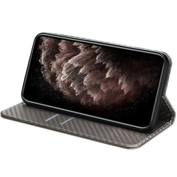 Samsung Galaxy S22 5G Coverpung - Kulfiber - Grå