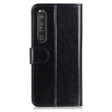 Sony Xperia 1 III Pung Taske med Magnetisk Lukning - Sort
