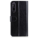 Sony Xperia 1 V Pung Taske med Magnetisk Lukning - Sort